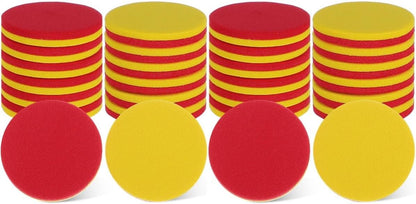 Yardwe 2sets Calculate Discs Math Counters for Number Counting Blocks for Color Educational Math Counters Counting Chips Cubes Math 100pcs*2