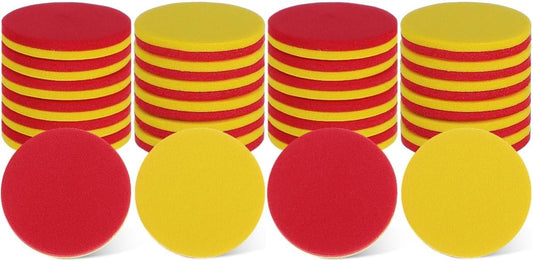 Yardwe 2sets Calculate Discs Math Counters for Number Counting Blocks for Color Educational Math Counters Counting Chips Cubes Math 100pcs*2