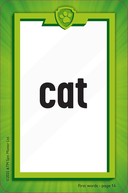 PAW Patrol First Words Flashcards