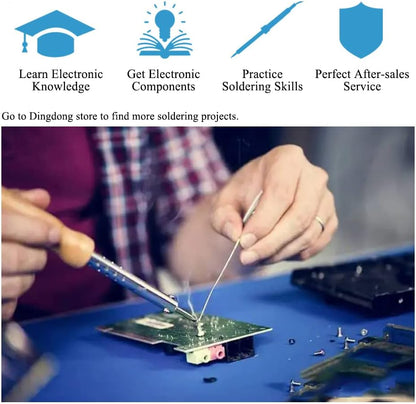 Soldering Practice Kit Projects DIY Toys Electric Magnetic Transmitter Educational Electronics Kit Mini DIY Shooting Game Fun Soldering Project