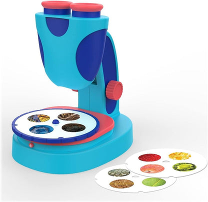 Educational Insights GeoSafari Kidscope - STEM Toys for Kids, Toddler Learning Toys, Kids Microscope with Prepared Slides, Science Set for Boys and Girls Ages 5+