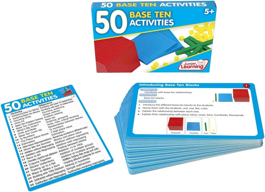 Junior Learning JL326 50 Base Ten Activities, Multi