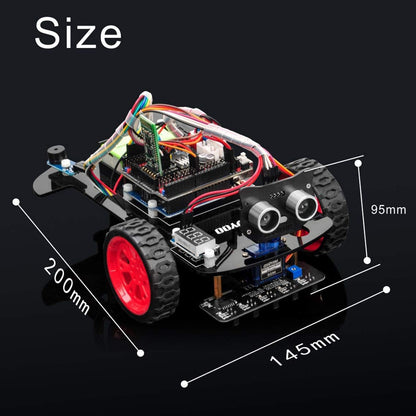OSOYOO Model 3 Robot Car DIY Starter Kit for Arduino,Educational Motorized Robotics, Remote Control App, Learning How to Code, IOT Mechanical Coding for Teens and Adults