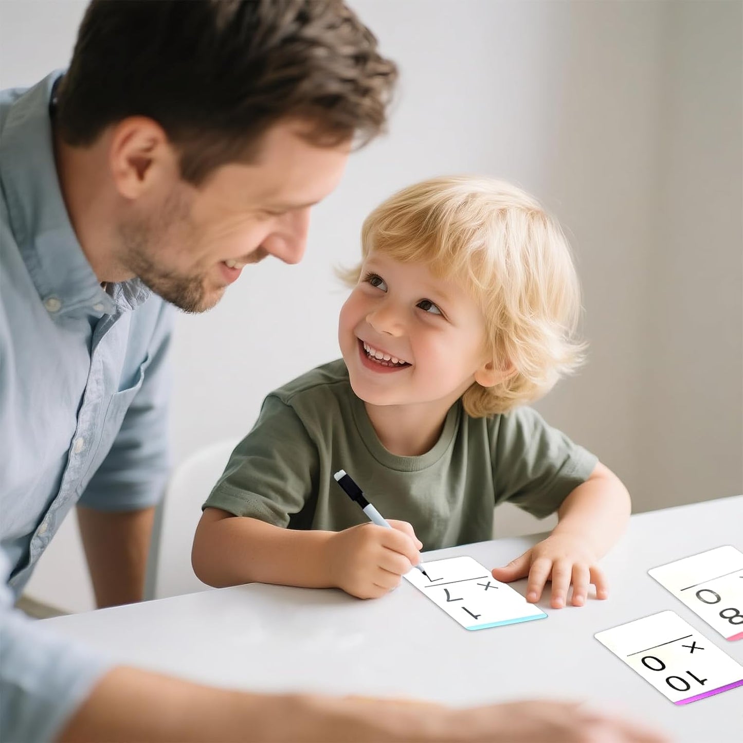 182 Multiplication Flash Cards for Kids Ages 8-12 - Multiplication Table | Math Flash Cards 0-12 All Facts (Answer on Back) | Includes 4 Dry Erase Markers, Workbook & Game | Classroom or Homeschool