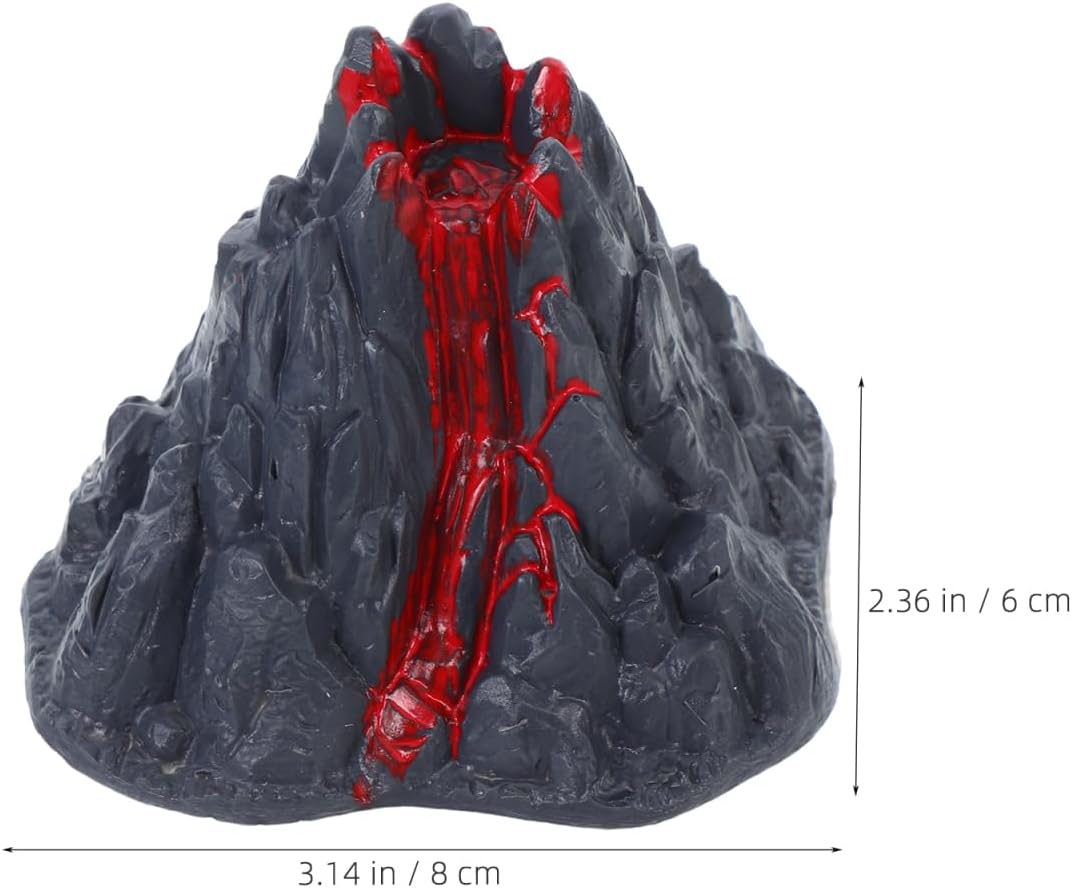 IMIKEYA Volcanic Ornament Set Artificial Volcano Decorations Boys and Girls Educational Toys Volcano Landscape Model Kit