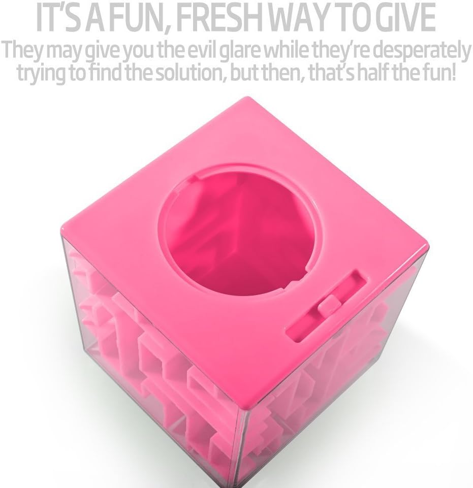 Trekbest Money Maze Puzzle Box - A Fun Unique Way to Give Gifts for Kids and Adults (Green)