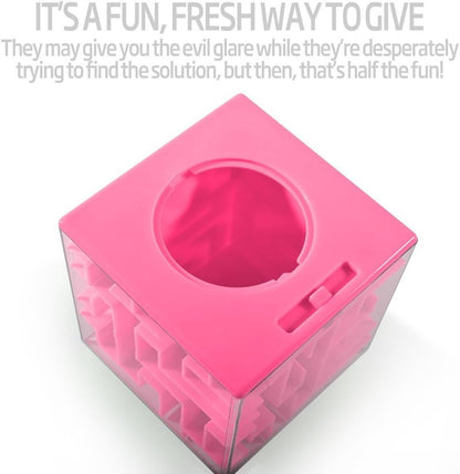 Trekbest Money Maze Puzzle Box - A Fun Unique Way to Give Gifts for Kids and Adults (Green)