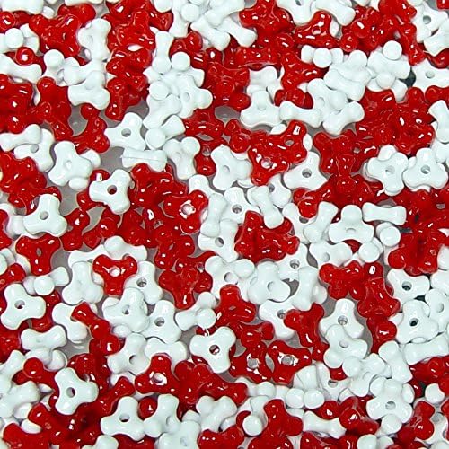 Tri Beads, Easy-to-Use Reusable Jewelry Making Supplies for Art, Craft Decorations & More, 11 mm Bracelet Beads, Crafted in The USA, Neon Yellow, 500 pcs (Pack of 1)