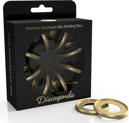 Discagenda Discbound Discs (Gold, 9 Piece 1.65in)