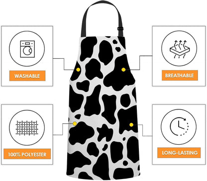 WONDERTIFY Science Education Sketch Apron,Laboratory Chemistry Book Equation Loupe Beaker Flask Glass Bib Apron with Adjustable Neck for Men Women,Suitable for Kitchen Cooking Chef Grill Bistro Apron