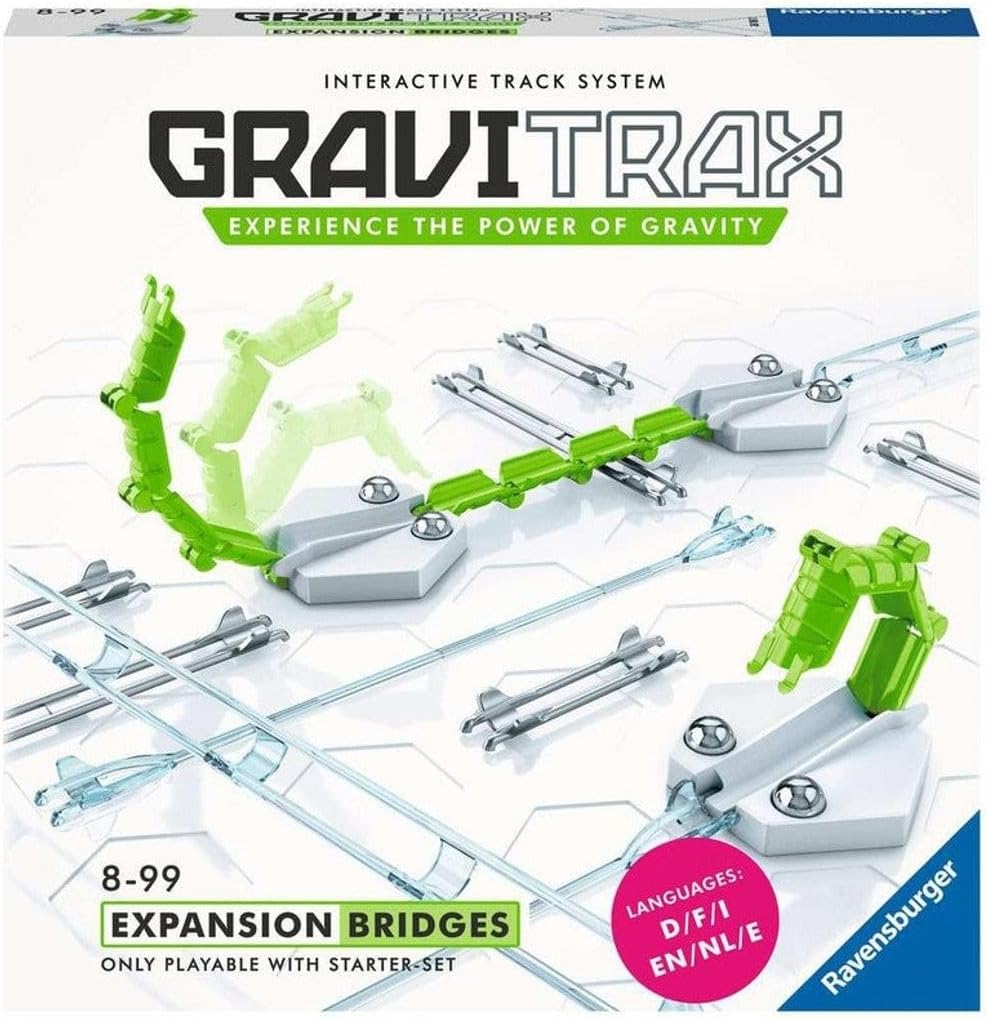 Ravensburger GraviTrax: Bridges Expansion Set | STEM Toy for Kids Ages 8 and Up | Compatible with All GraviTrax Systems | Ranked No.1 Marble Run System in The U.S
