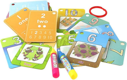 Coolplay A-Z 26 Alphabet Water Cards, Children Drawing Card for Kids Educational Toys for Travel