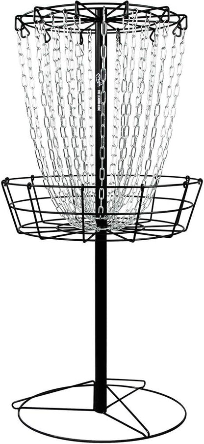 MVP Disc Sports Black Hole Practice 24-Chain Portable Disc Golf Basket Target