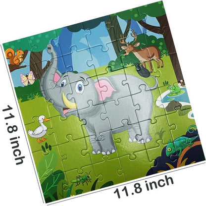 Panda Floor Puzzle Animal Jigsaw Large Puzzles 36 Piece Ages 3-6 for Toddler Children Learning Preschool Educational Development Toys (Panda)