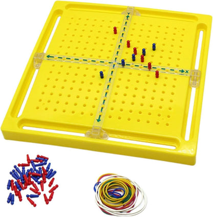Wood Set Xy Axis Children Math Teaching Tool for Children