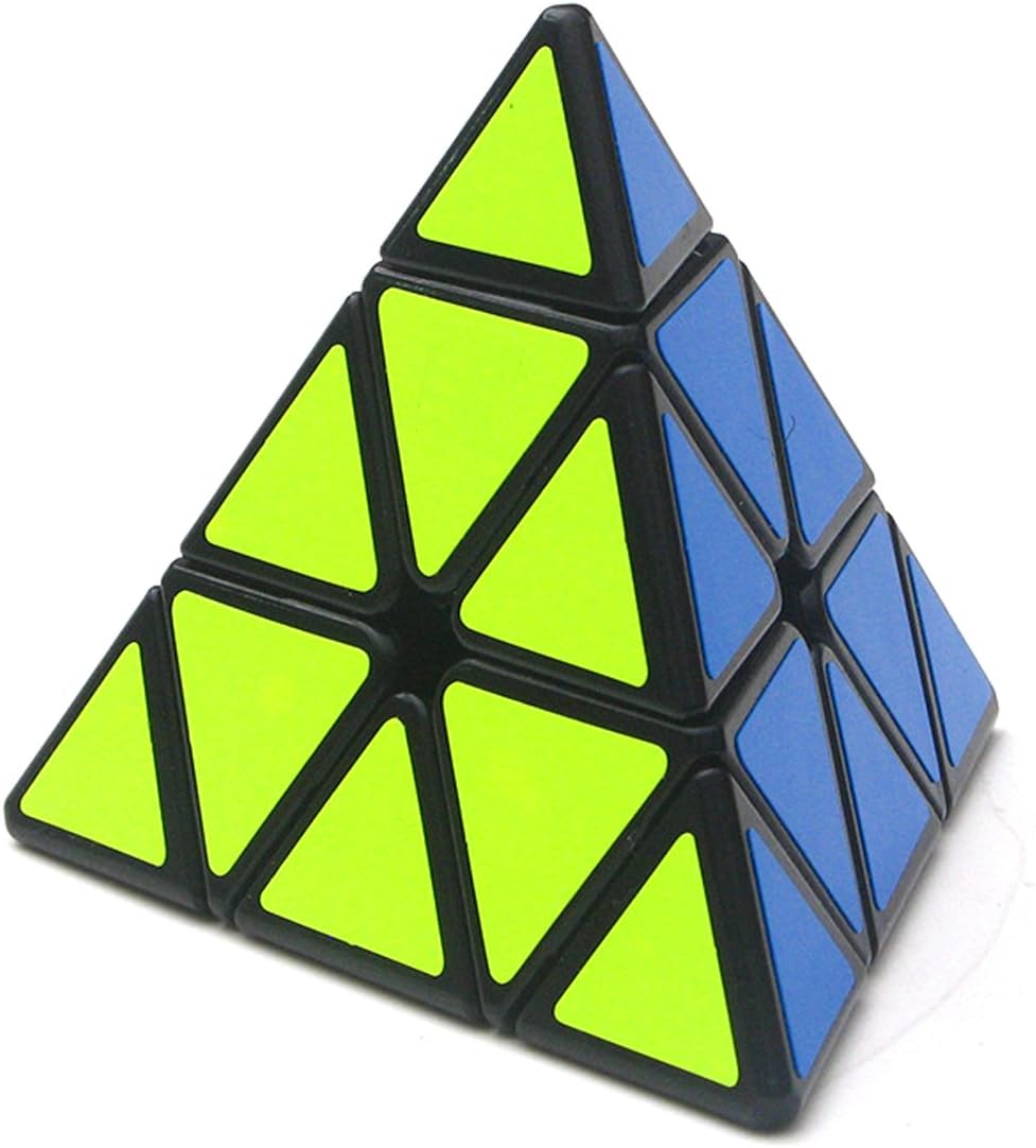 MYWH Pyramid Speed Cube 3X3X3 Triangle Magic Cube Puzzle for Kids Adults