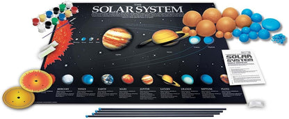 4M 3D Glow-in-the-Dark Solar System Mobile Making Kit - DIY Science Astronomy Learning Stem Toys Educational Gift for Kids & Teens, Girls & Boys