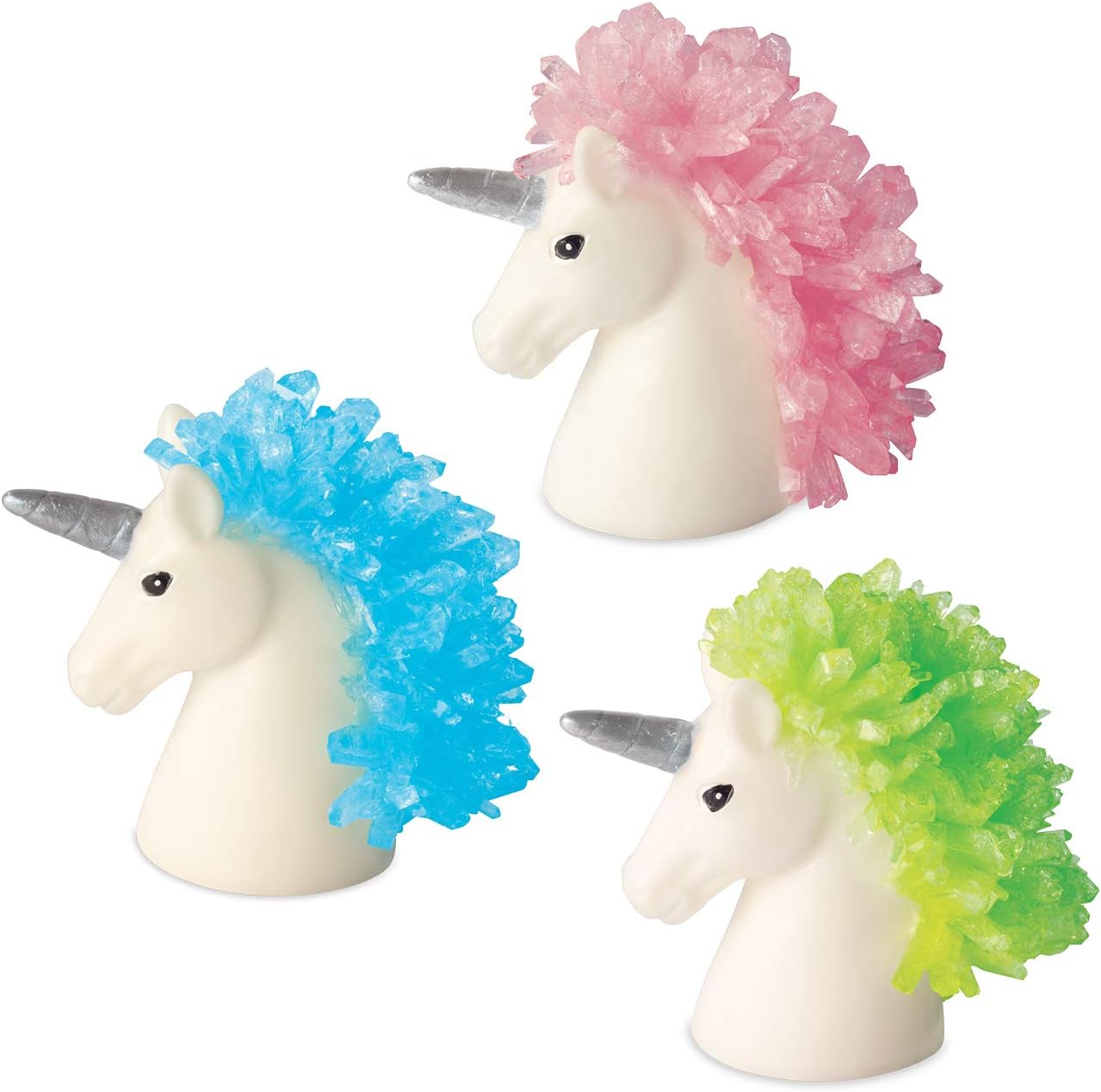MindWare Crystal Growing Kit Unicorns – STEM Science Experiment for Kids, Grow Sparkling Crystals on Unicorn Figurines, Ages 8 and Up