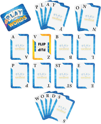 Play On Words Card Game - Extra-Creative Word Making Fun for All Ages - A Parents' Choice Award Winner - Family/Kid-Friendly Word Game