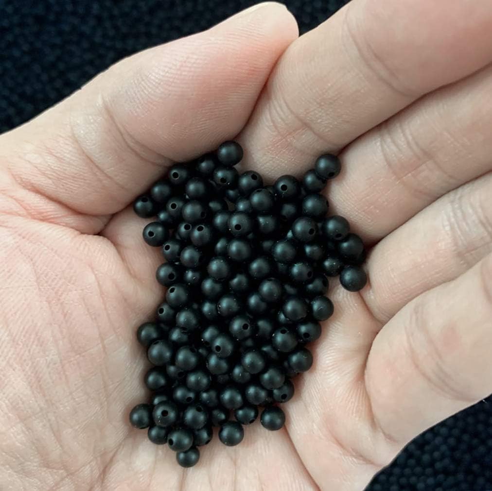 NCB 100pcs Original Natural Stone Beads Gemstone Round Loose Beads 6mm 8mm 10mm (Blue Aventurine, 6mm 100Beads) - Colors A