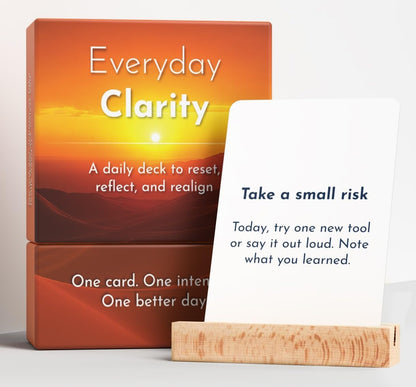 Intention Cards, Choose Your Edition | 80 Daily Prompts for Clarity & Focus (Kids edition)