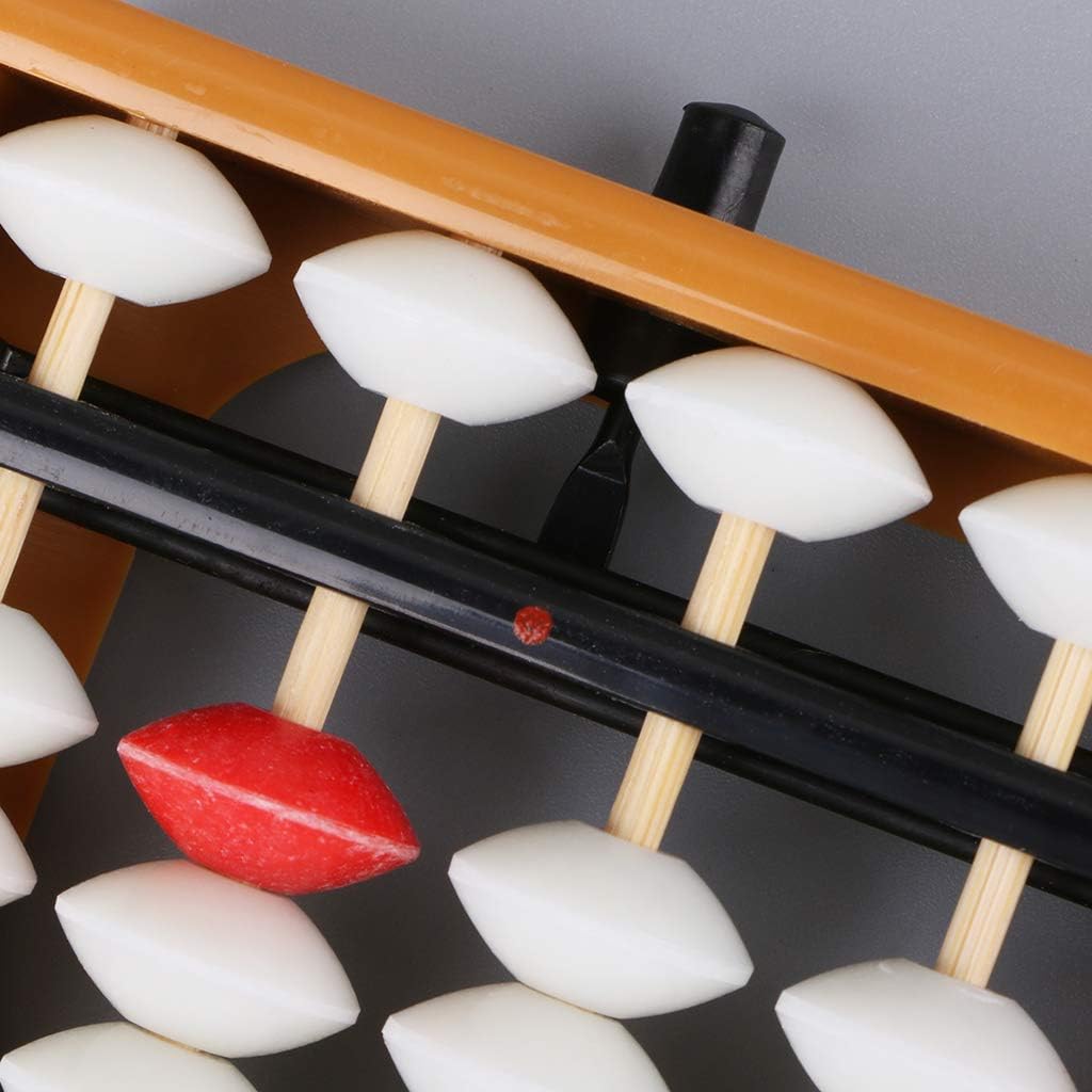 Portable Japanese 13 Digits Column Abacus Soroban Caculating School F Soroban Japanese