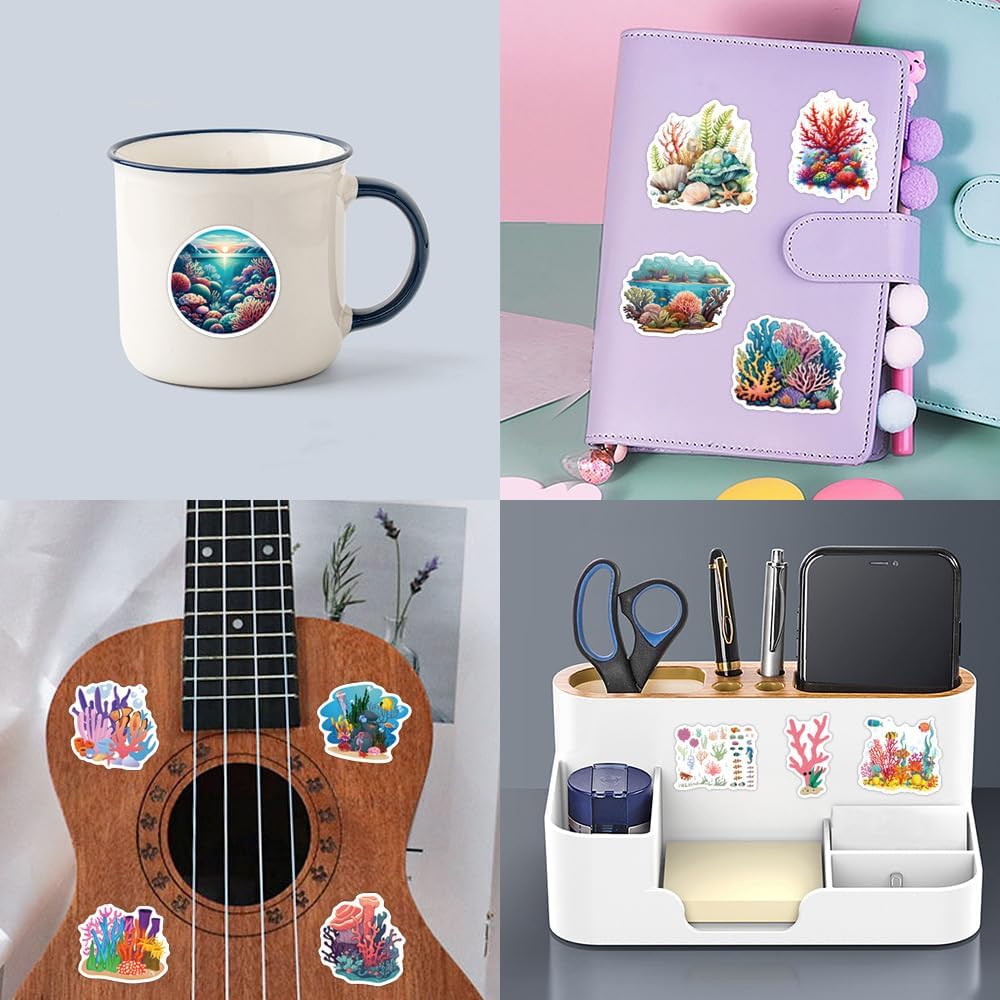 Science Laboratory Stickers, 50pcs Funny Science Laboratory Decals for Kids Teens, Physics Biology Chemistry Experiment Sticker, Waterproof Vinyl Stickers for Water Bottle Laptop Luggage Guitar