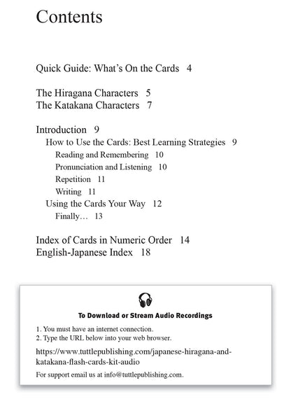 Japanese Hiragana and Katakana Flash Cards Kit: Learn the Two Japanese Alphabets Quickly & Easily with this Japanese Flash Cards Kit (Online Audio Included)