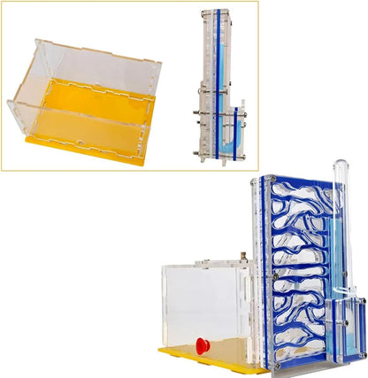 ANT Housing Nest Habitat Transparent Acrylic with Feeder ANT Farm Display Box for Gift Lovers Birthday Decor Children's Day- Yellow