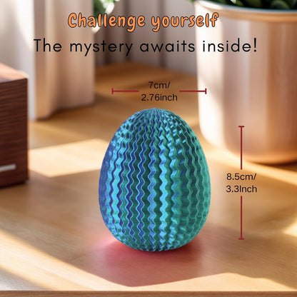 2026 Creative Gift Box: Easter Egg Mystery Puzzle with Hidden Compartment, Reusable Brain Teaser Game for Adults & Kids, Money Gift Ideas for Birthday Christmas Party Celebration