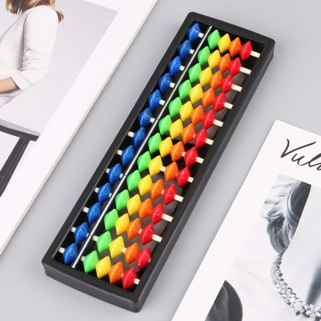 13 Column Portable Soroban Calculating Tool with Color