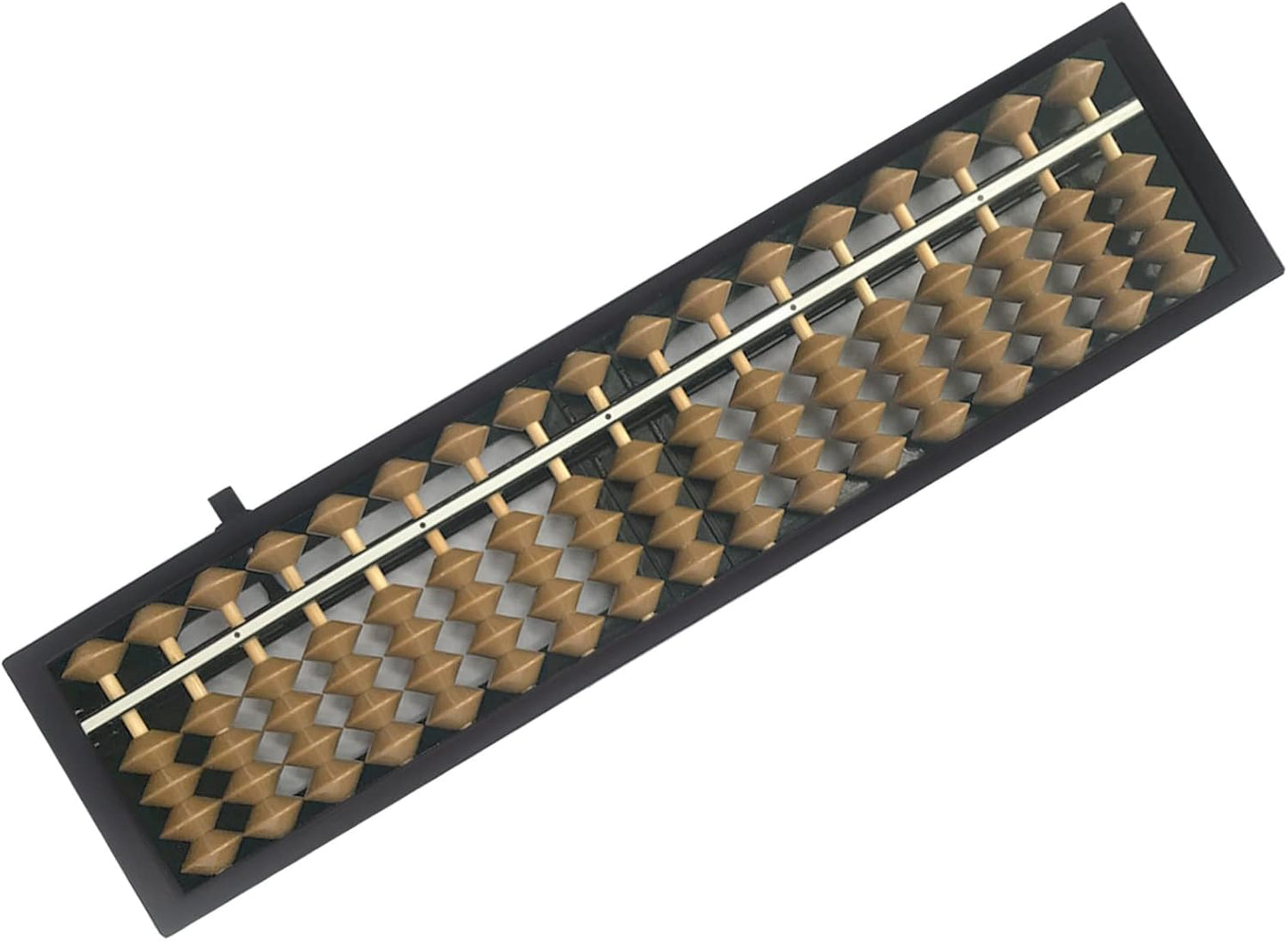 Digit Standard Abacus Soroban Professional 17 Column (10.2 inch) Math Abacus, Math Calculating Tool with Reset Button for Adults Kids (Brown)