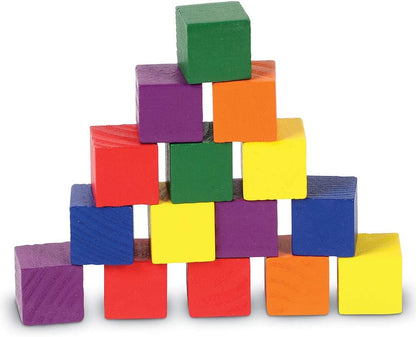 Learning Resources Wooden Color Cubes