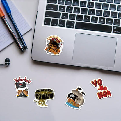 Science Laboratory Stickers, 50pcs Funny Science Laboratory Decals for Kids Teens, Physics Biology Chemistry Experiment Sticker, Waterproof Vinyl Stickers for Water Bottle Laptop Luggage Guitar