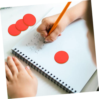 100pcs Math Counting Chips Two Round Disks for Sorting and Learning for Classroom Activities and Home Education Math Skills Fun and Engaging Play