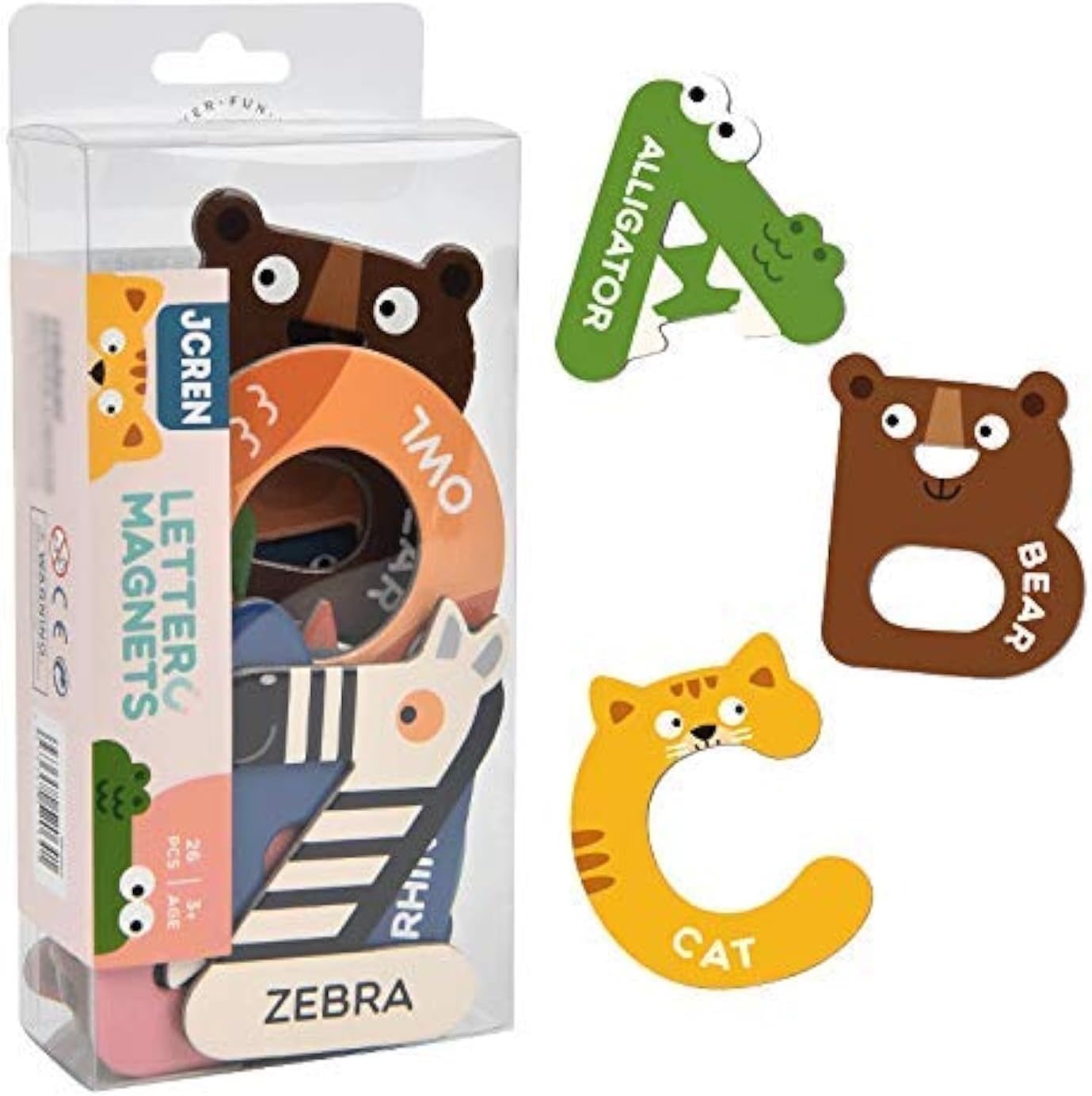 JCREN Jumbo Magnetic Numbers Fridge Magnets Colorful Fruit Shape Number Math Learning Toy Set Preschool Math Counting Refrigerator Magnet Toys for 3 4 5 Year Old Toddler Kids Boy Girl Gift