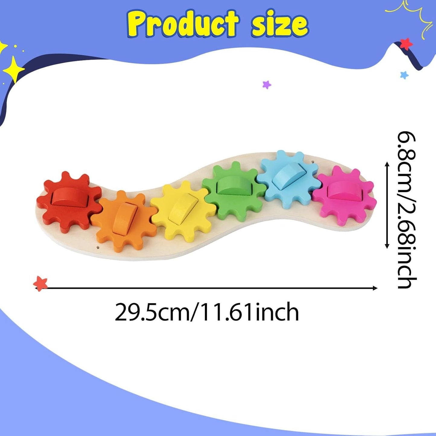 Busy Board Gear Toy Sensory Toy Pegboard DIY Accessories Learning Preschool