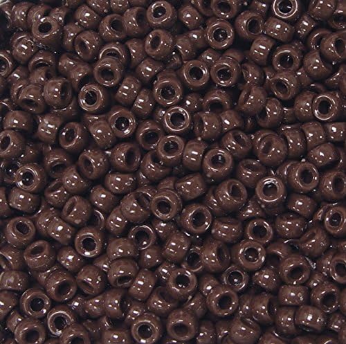 JOLLY STORE Crafts - Mini Pony Beads, Easy-to-Use Reusable Jewelry-Making/Bracelet Beads for Art, Craft Decorations & More, 6.5 x 4mm Beads, Crafted in The USA, Opaque Grey, 1000 pcs (Pack of 1)