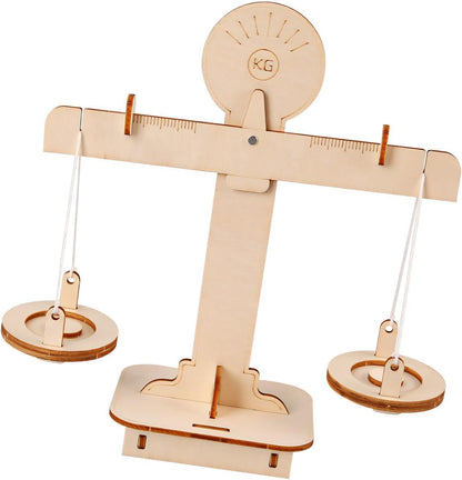 DIY Wooden Balance Scale Kit Math Balance Beam Building Kit for