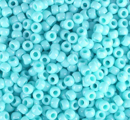 Red Pony Beads 1000Pcs 9mm Pony Beads Bulk Red Perler Beads for Friendship Bracelets Kandi Beads Hair Beads for Braids Beads for Crafts