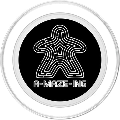 Meeple Maze for Board Game Lovers &Geeks,Tabletop Game Night PopSockets MagSafe PopGrip for iPhone