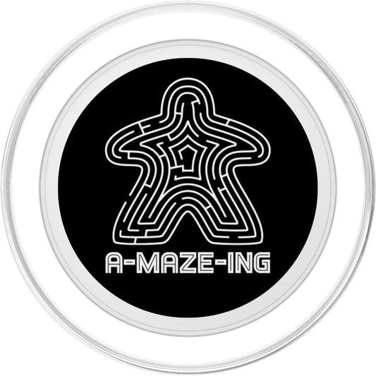 Meeple Maze for Board Game Lovers &Geeks,Tabletop Game Night PopSockets MagSafe PopGrip for iPhone