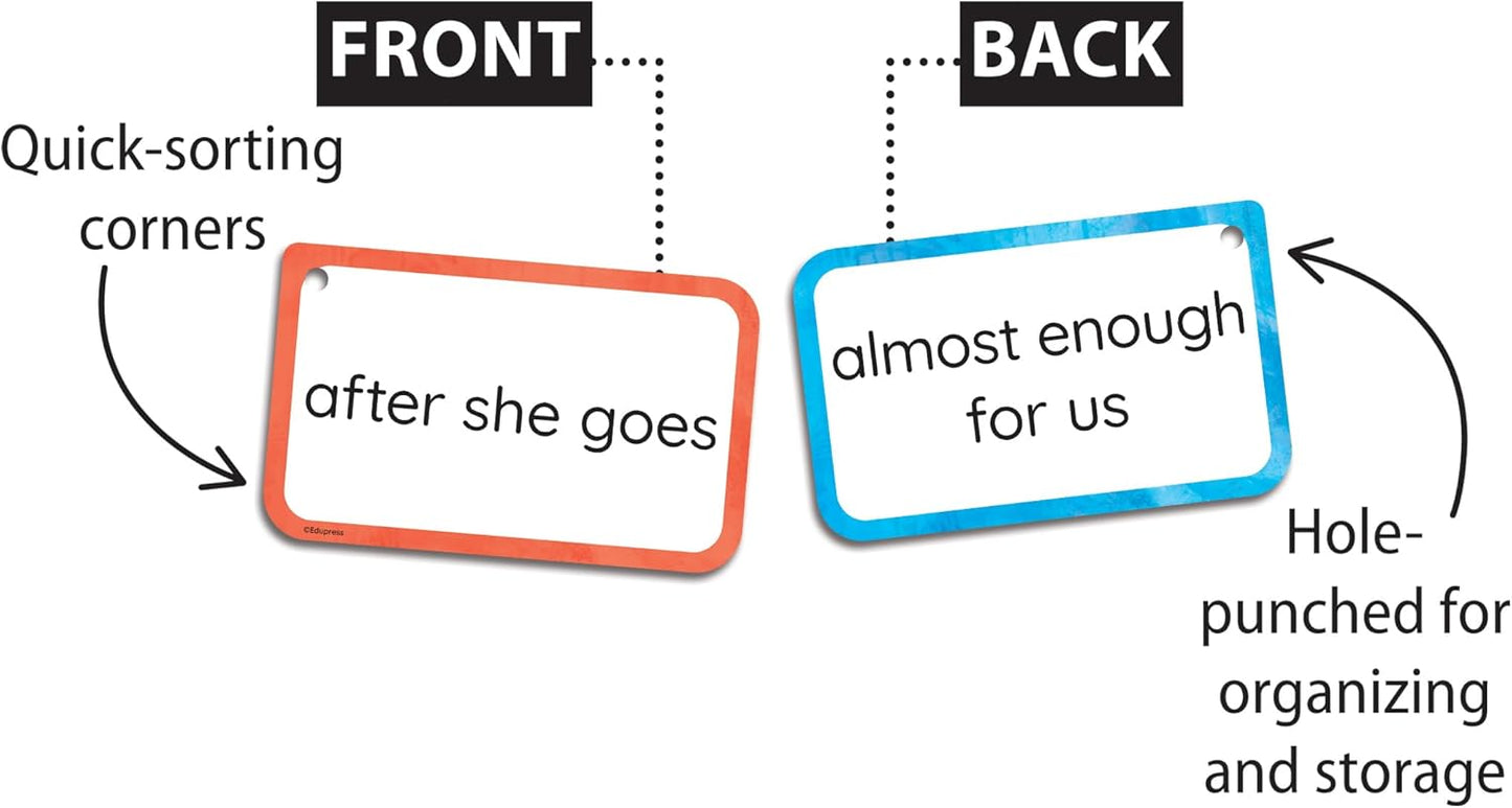 Teacher Created Resources Sight-Word Phrases - Transitional and Fluent Readers Flash Cards (TCR13302)