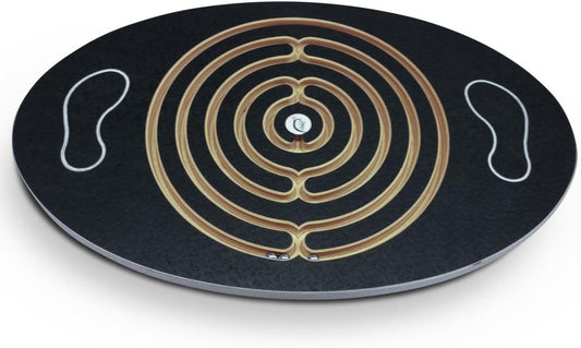 Challenge & Fun Labyrinth Balance Board, Sprint! With In-Line Marbles