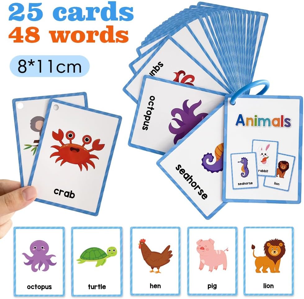 Lachilly Number 1-100 English Flashcards, High Frequency Words, Kindergarten ESL Teaching Materials, Autism Learning Materials, Vocabulary Building, 15 Cards 28 Words