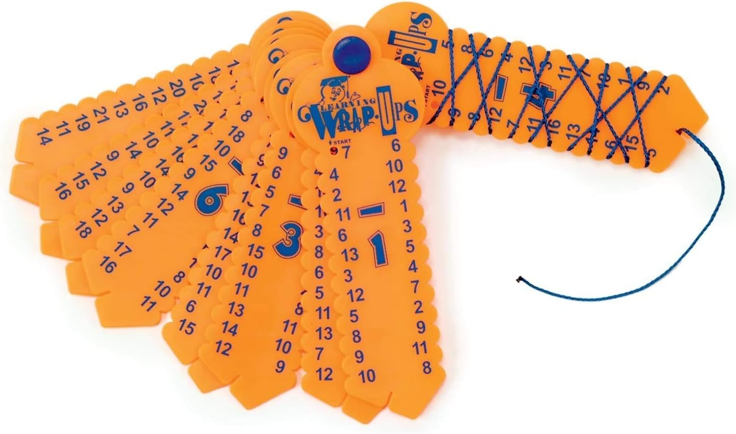 Learning Wrap-Ups Multiplication Keys - Self Correcting Math Tool for Kids Grade Level 2-6