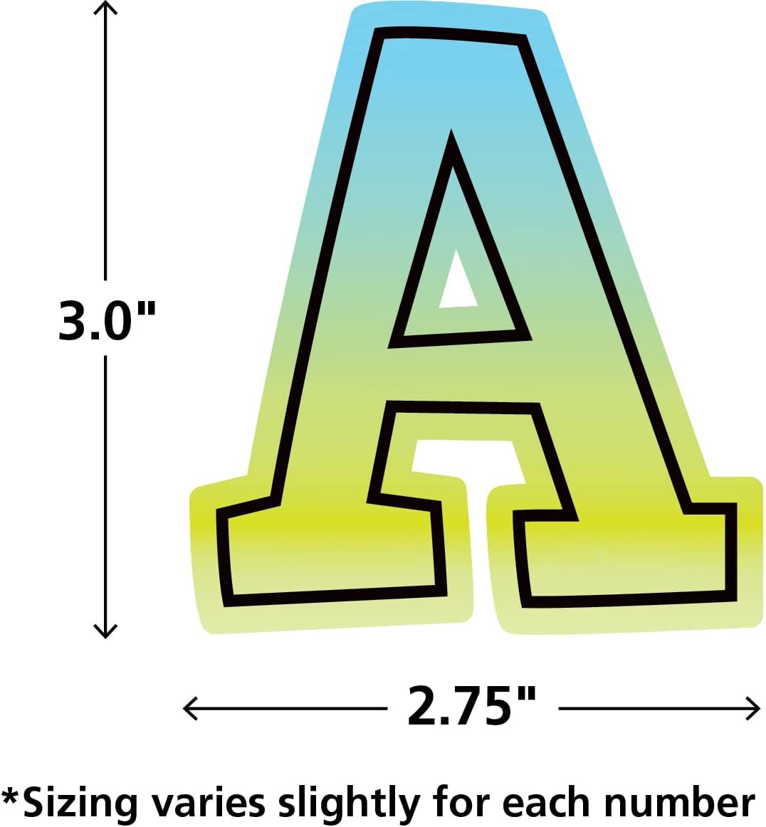 Teacher Created Resources Brights 4Ever Bold Block 3" Magnetic Letters