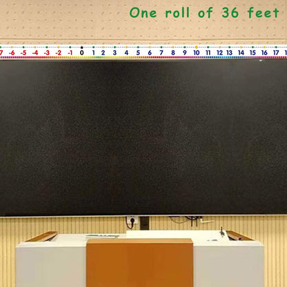 Fancy Land Number Line Bulletin Board Border -20 to 100 Number Line for Classroom Wall Classroom Decoration Set 36ft 1 Roll for Math Classes