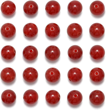 NCB 100pcs Original Natural Stone Beads Gemstone Round Loose Beads 6mm 8mm 10mm (Blue Aventurine, 6mm 100Beads) - Colors A