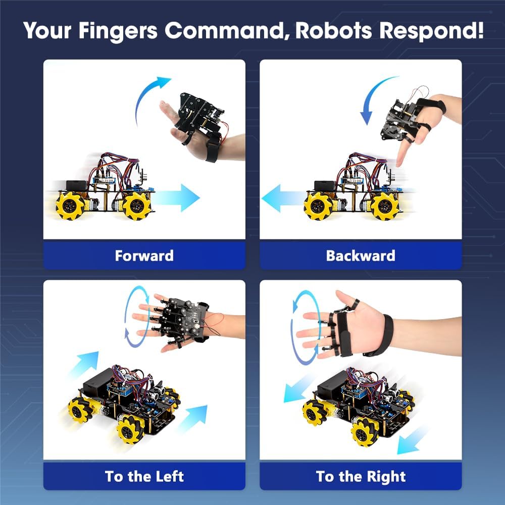 Biped Robot Kit STEM Toys Science Kit for Kids, Bionic Bipedal Robotics Programmable Coding Crafts Set for Arduino ESP32, Birthday Gift for Age 8-12 Boys Girls Teens